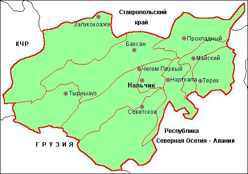 kabardey-balkar-harita